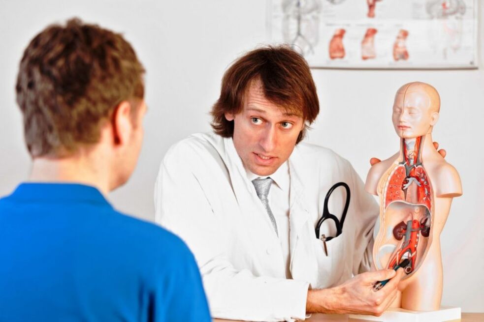 Les médecins conseillent les patients sur les causes de l'inhibition de la puissance